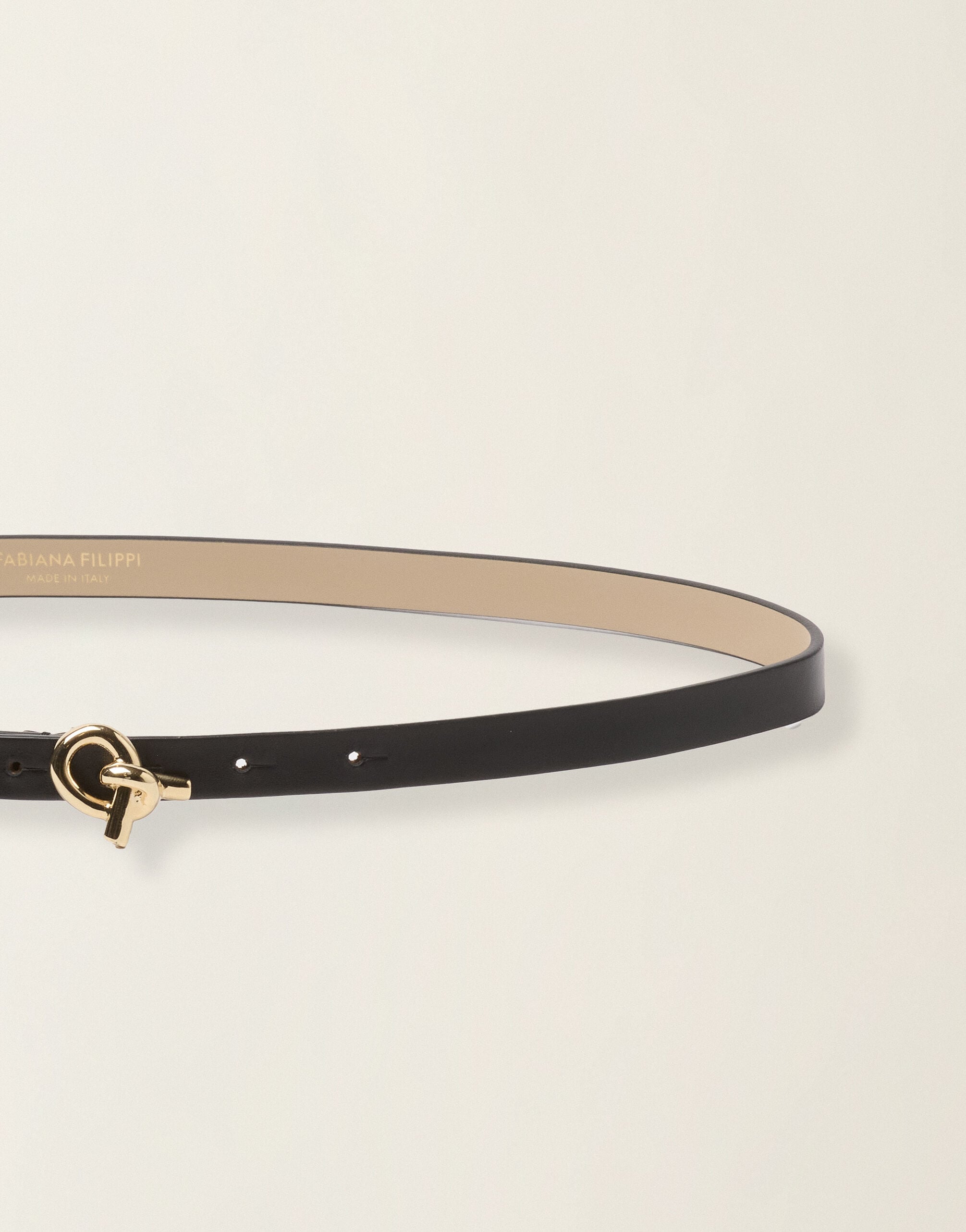 Ceinture en cuir, noir Fabiana Filippi Ceinture en cuir, noir Noir AAD216A863M5270000