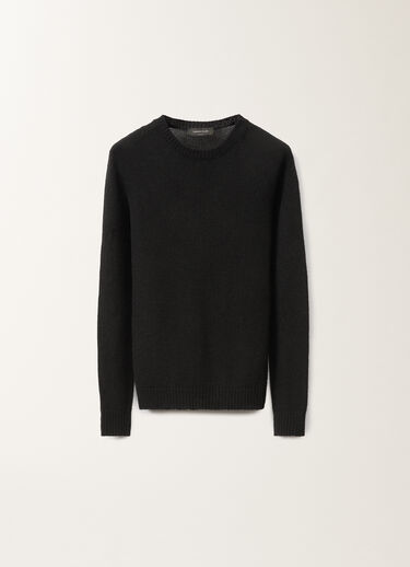Fabiana Filippi Pullover aus aufgerautem Kaschmir, schwarz SCHWARZ MAD265F031N9000000