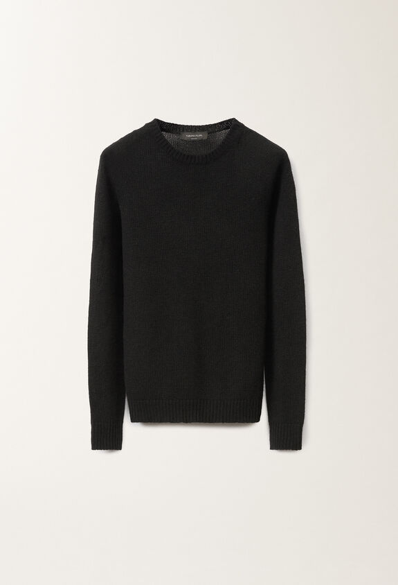 Fabiana Filippi Pullover aus aufgerautem Kaschmir, schwarz SCHWARZ MAD265F031N9000000