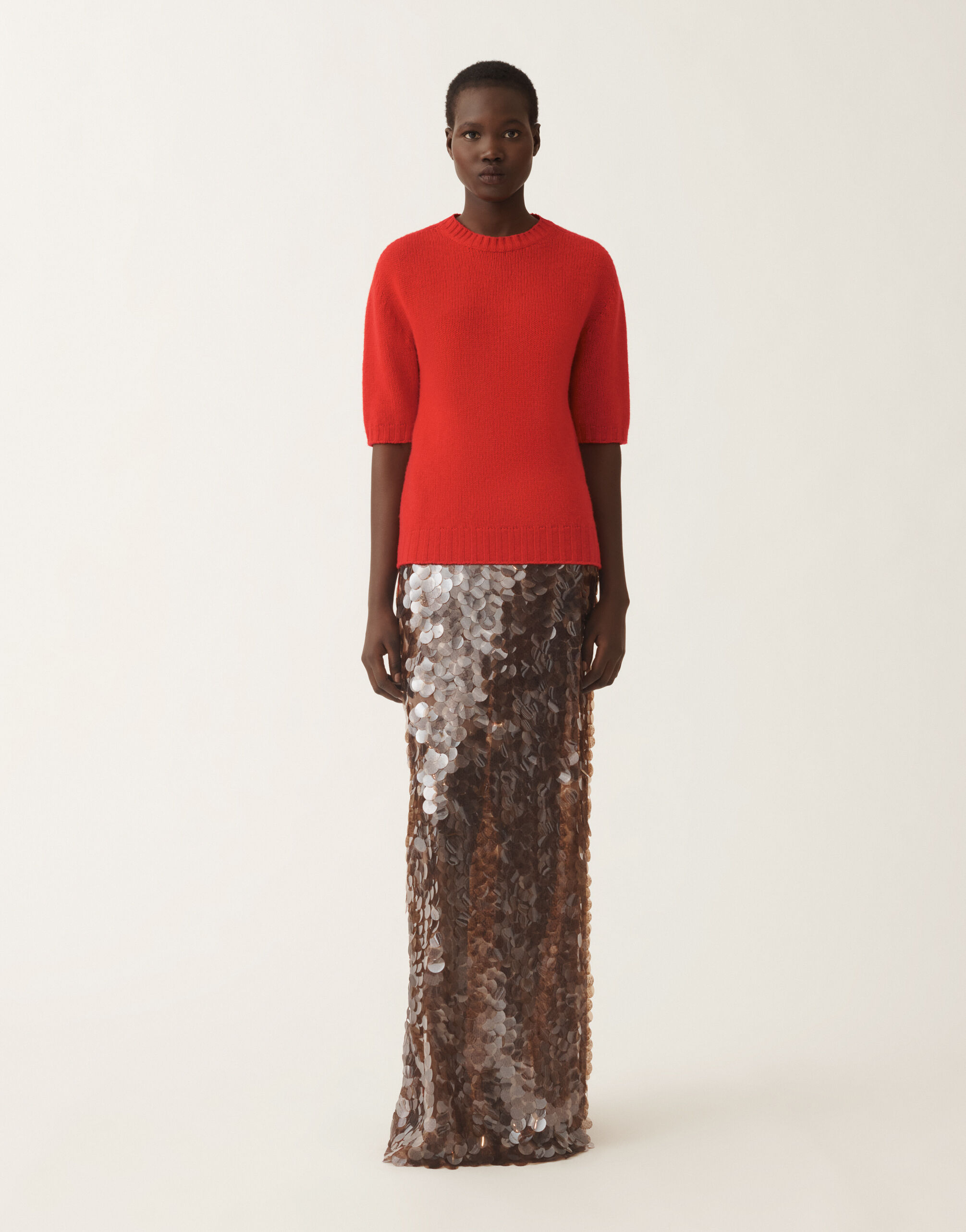 Fabiana Filippi Cashmere sweater, lacquer Red MAD225F490N9000000