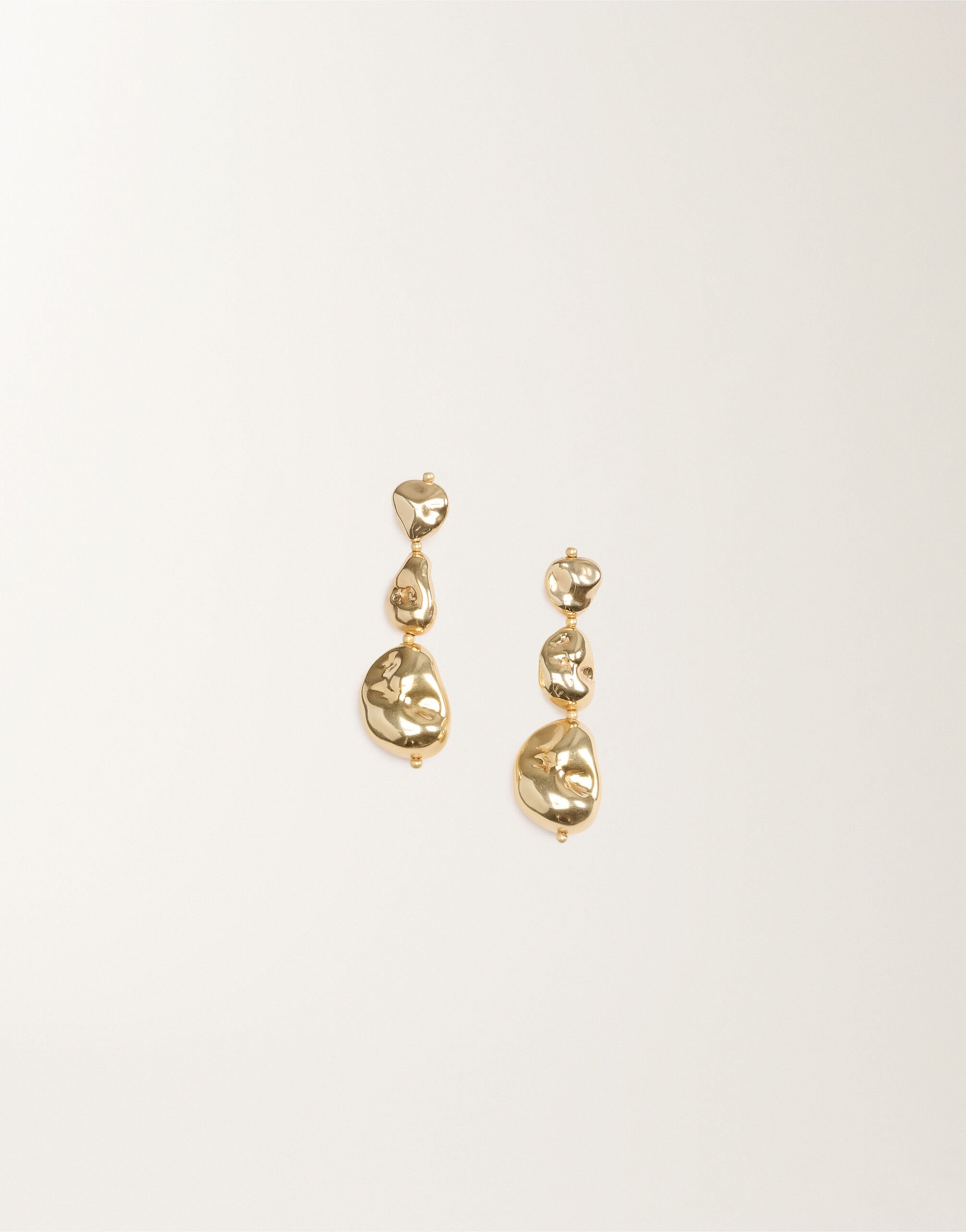 Fabiana Filippi Orecchini tre pepite ORO BXD215A840L8390000