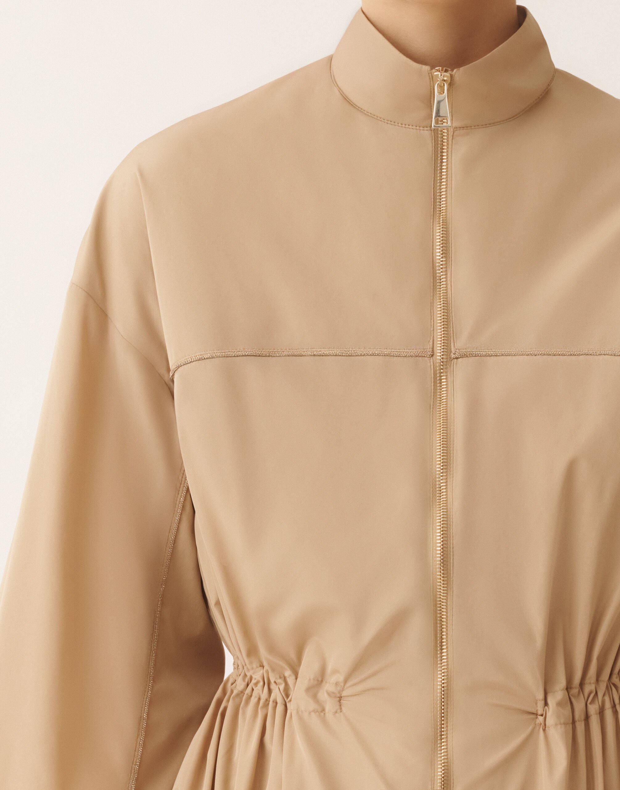 Fabiana Filippi Technical taffeta parka, maple ACER CTD276F712M1230000