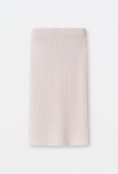 Fabiana Filippi Open-knit cotton pencil skirt, peony GND274F724D7040000