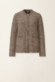 Fabiana Filippi Veste en tweed, ébène ébène GCD216F165M2570000