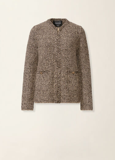 Fabiana Filippi Veste en tweed, ébène ébène GCD216F165M2570000