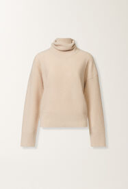 Fabiana Filippi Wool and silk sweater with sequins, cord Beige MAD225F528D2960000