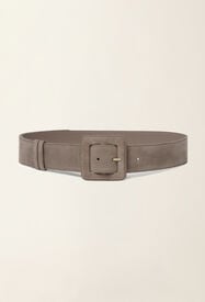 Fabiana Filippi Ceinture haute en daim, moka meringue Moka meringue AAD216A813M5290000