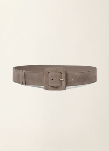 Fabiana Filippi Ceinture haute en daim, moka meringue Moka meringue AAD216A813M5290000