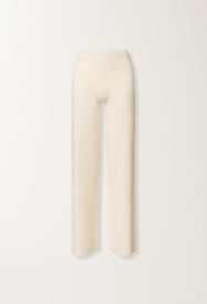 Fabiana Filippi Trousers in Platinum, raffia White PAD225F335N1280000