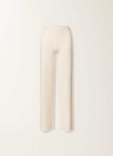 Fabiana Filippi Trousers in Platinum, raffia White PAD225F335N1280000