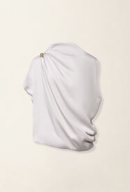 Fabiana Filippi Top aus glänzendem Enver-Satin, steinfarben Steinfarben TPD216F258D9820000