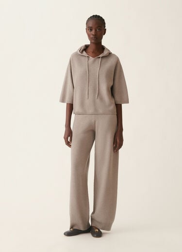 Pullover aus Platinum mit Lurex, mocha Fabiana Filippi Pullover aus Platinum mit Lurex, mocha Mocha MAD216F402M3330000