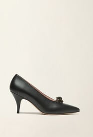 Nappa leather pumps, black Fabiana Filippi Nappa leather pumps, black Black ASD226A836M5710000