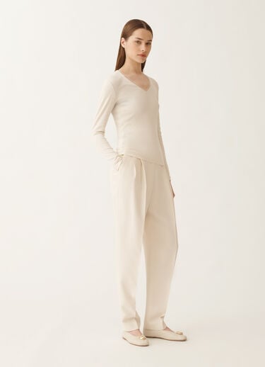 Fabiana Filippi T-shirt en jersey, beurre BLANC JED215F130L5770000