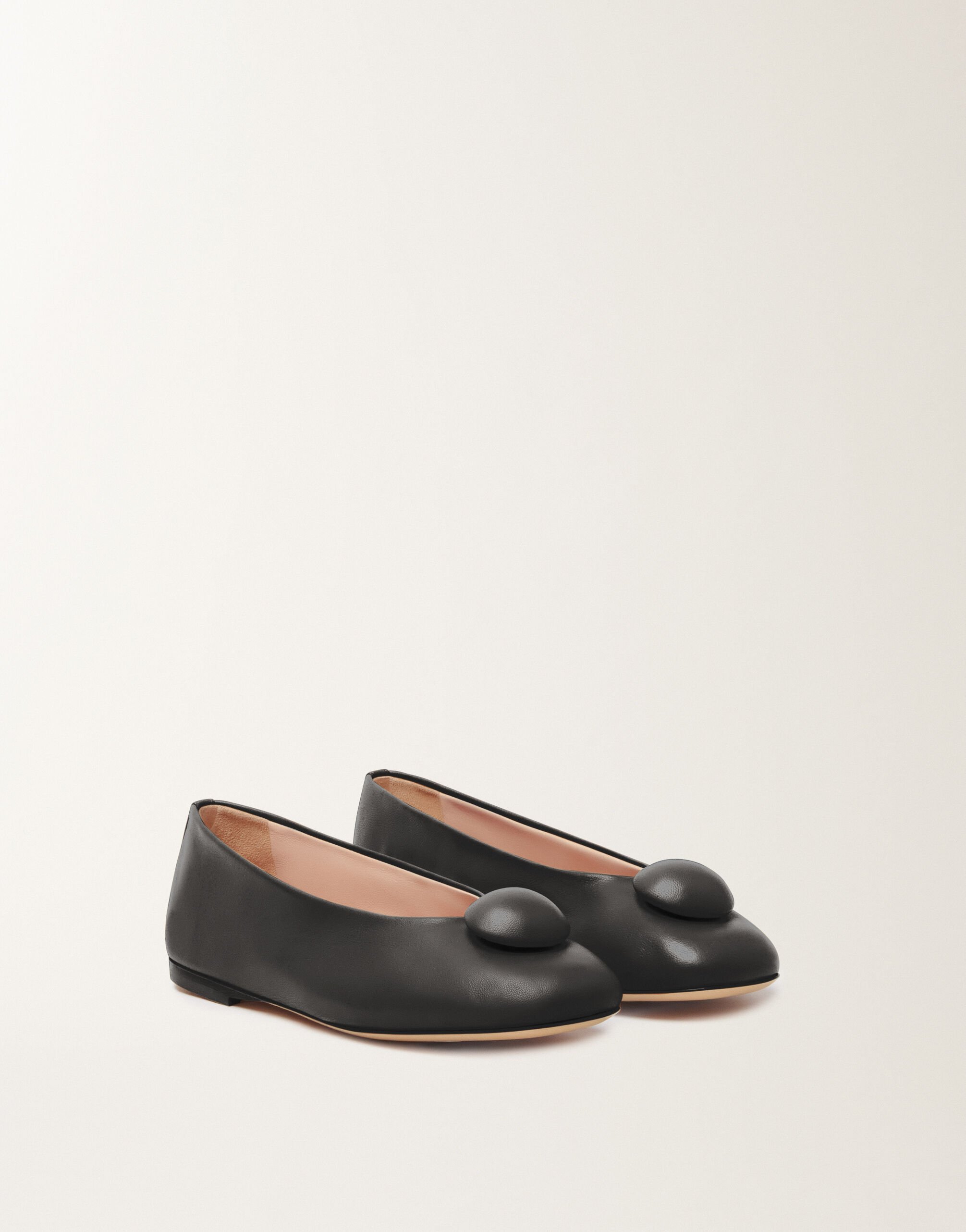 Fabiana Filippi Ballet flat in black nappa leather Black ASD266A807M0160000