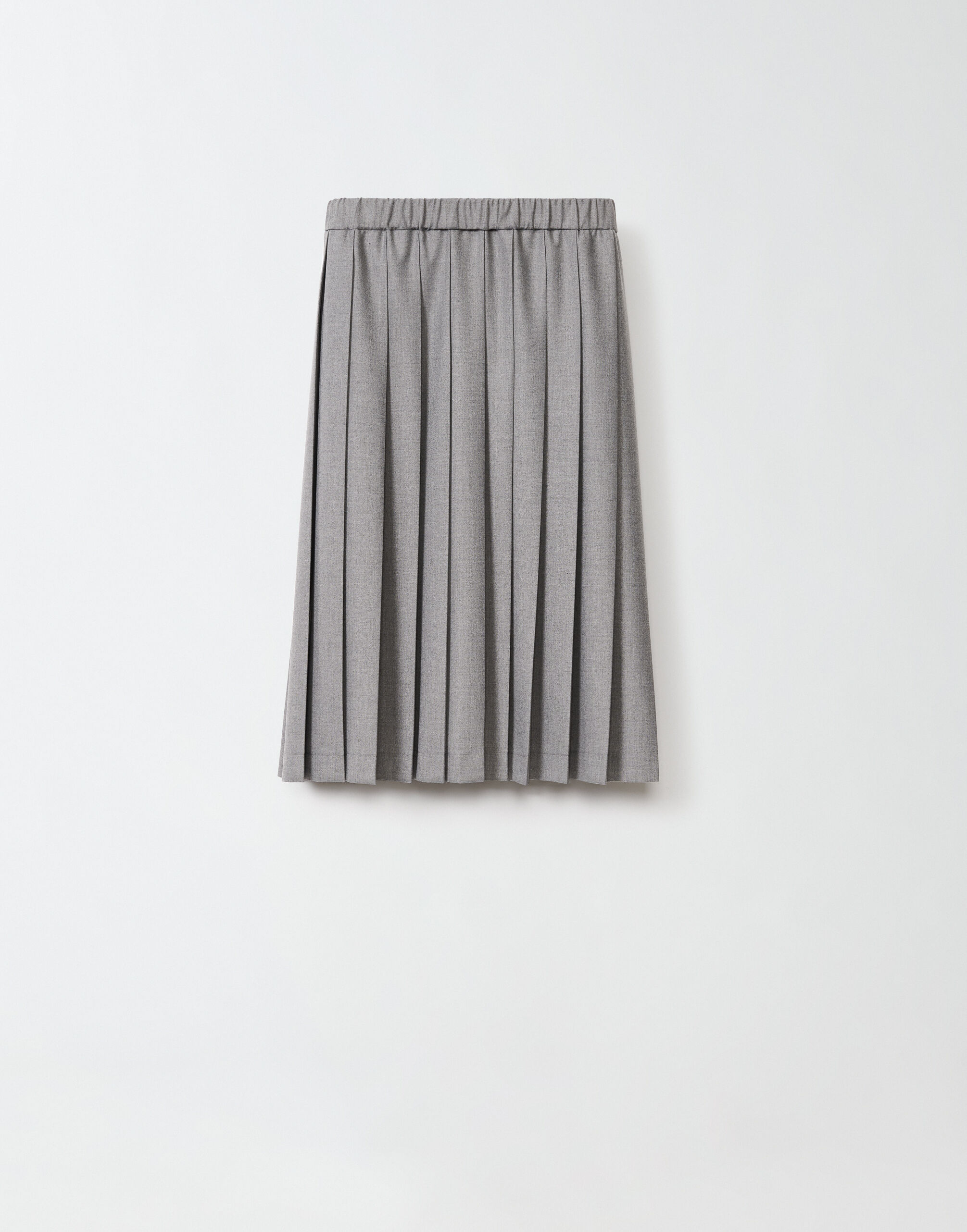 Jupe flanelle grise sale