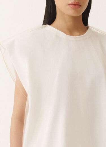 Fabiana Filippi ジャージー Tシャツ（オプティカルホワイト） ホワイト JED275F618L3680000