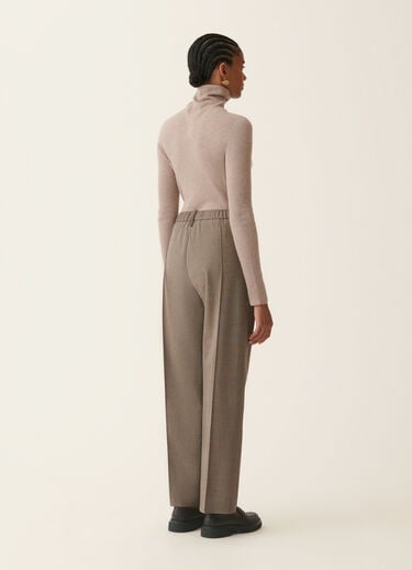 Fabiana Filippi Bistretch cool wool jogging trousers, falcon Falcon PAD216F322M2760000