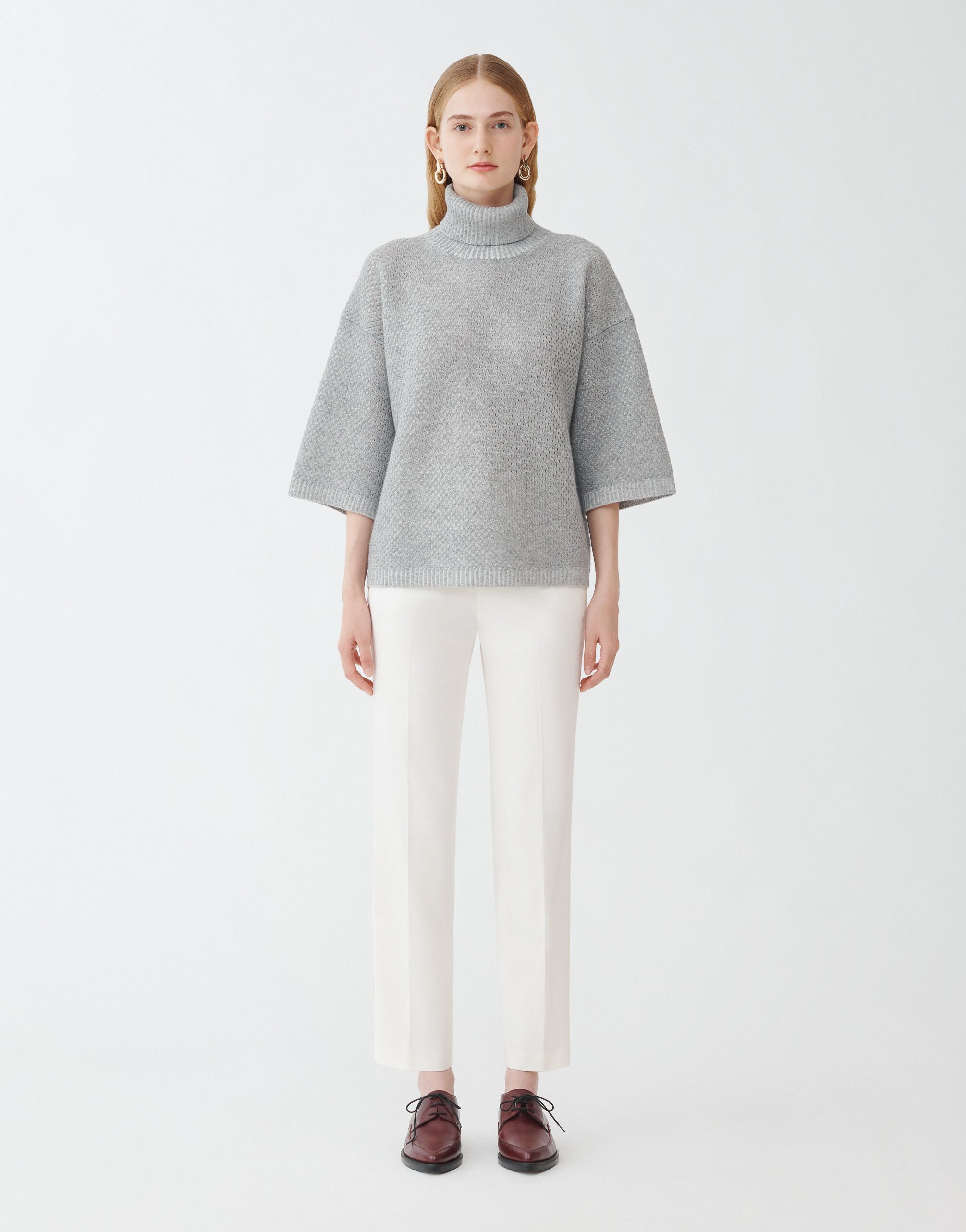 Fabiana Filippi Hose aus Gabardine, Weiß WEISS PAD274F260H463M466