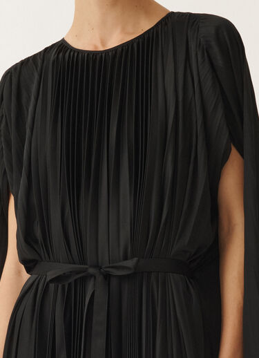 Fabiana Filippi Pleated jersey dress, black BLACK ABD265F440L2990000