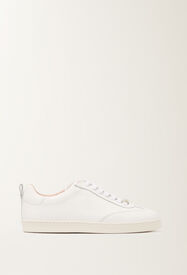 Fabiana Filippi Grain leather sneakers, optic white White ASD266A846M0090000