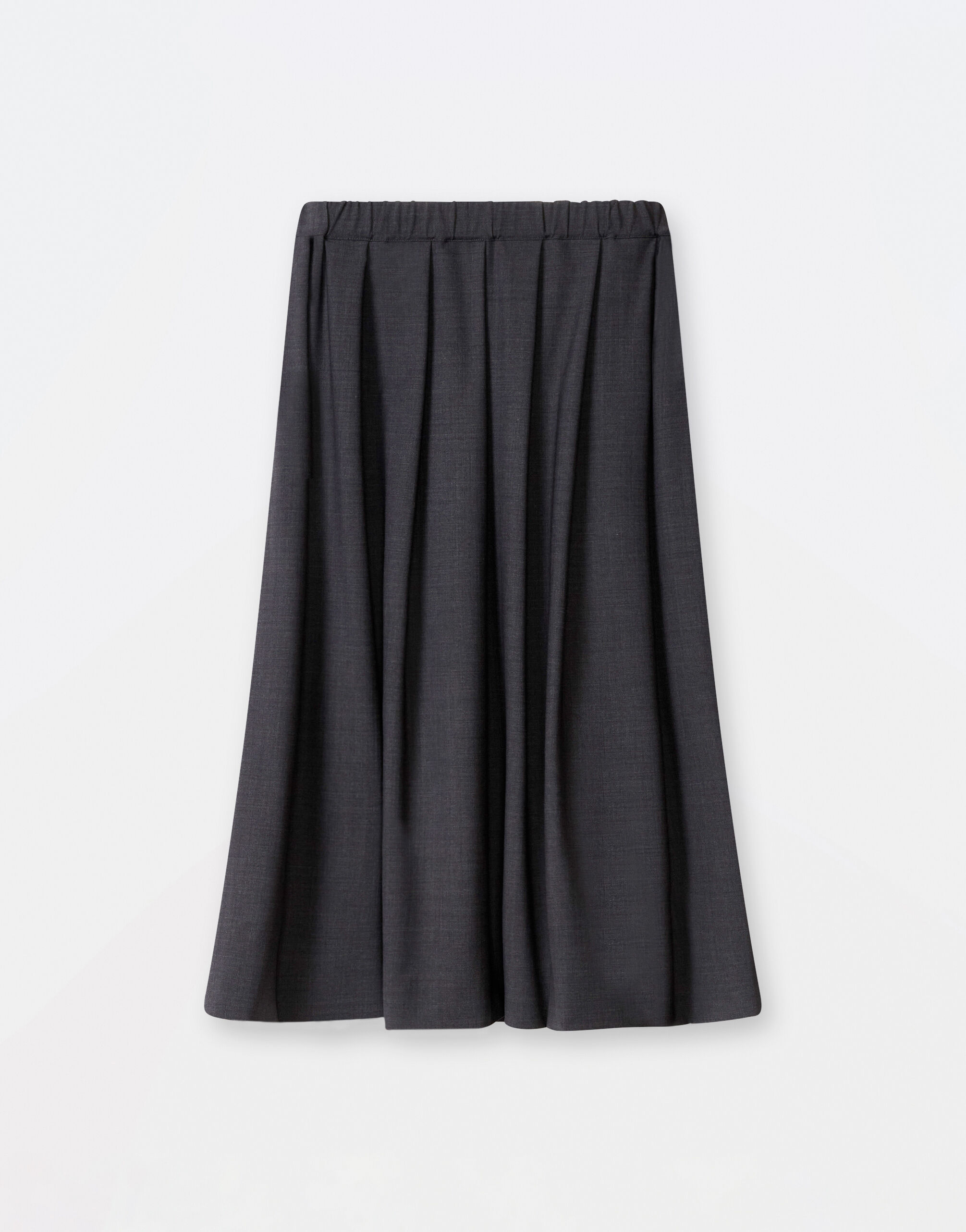 Fabiana Filippi WOOLEN FABRIC PLEATED SKIRT GND274F672H4890000