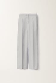 Fabiana Filippi Hose aus Leinen und Viskose, malve LAVENDEL PAD275F307D5440000
