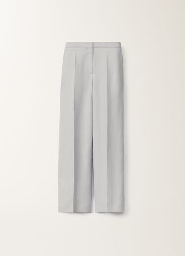 Fabiana Filippi Linen and viscose trousers, mauve LAVENDER PAD275F307D5440000