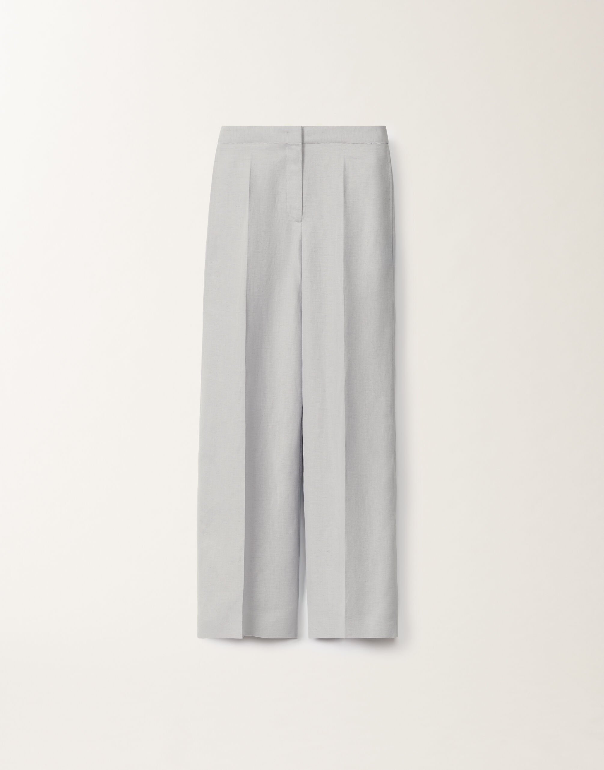 Fabiana Filippi Linen and viscose trousers, mauve LAVENDER PAD275F307D5440000