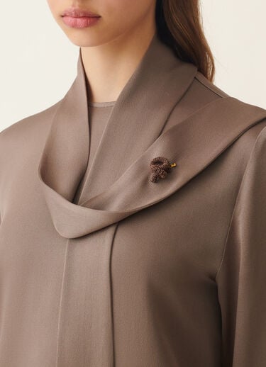 Enver satin top, falcon Fabiana Filippi Enver satin top, falcon Falcon TPD226F682M4650000