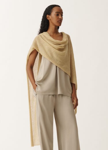 Fabiana Filippi Étole en mohair, or JAUNE SAD265A814D8170000