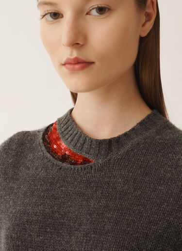 Fabiana Filippi Cashmere sweater, onyx Grey MAD225F564L6730000