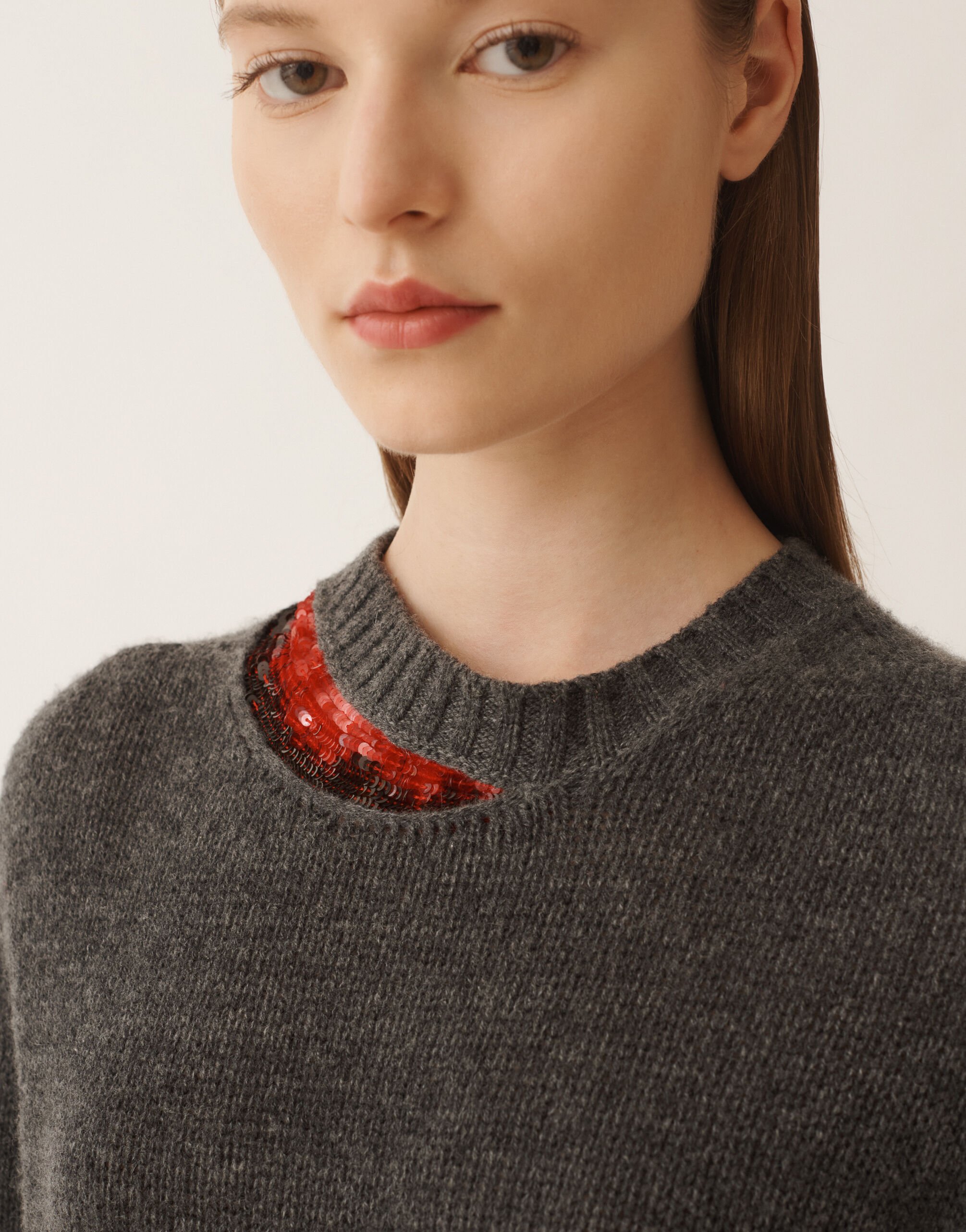 Fabiana Filippi Cashmere sweater, onyx Grey MAD225F564L6730000