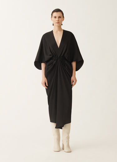 Fabiana Filippi Dress in enver satin, black Black ABD225F625D9020000