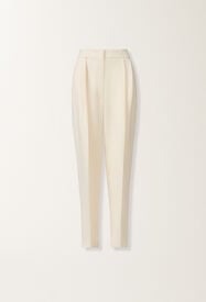 Fabiana Filippi Hose aus Cady, buttergelb Weiß PAD215F358D8700000
