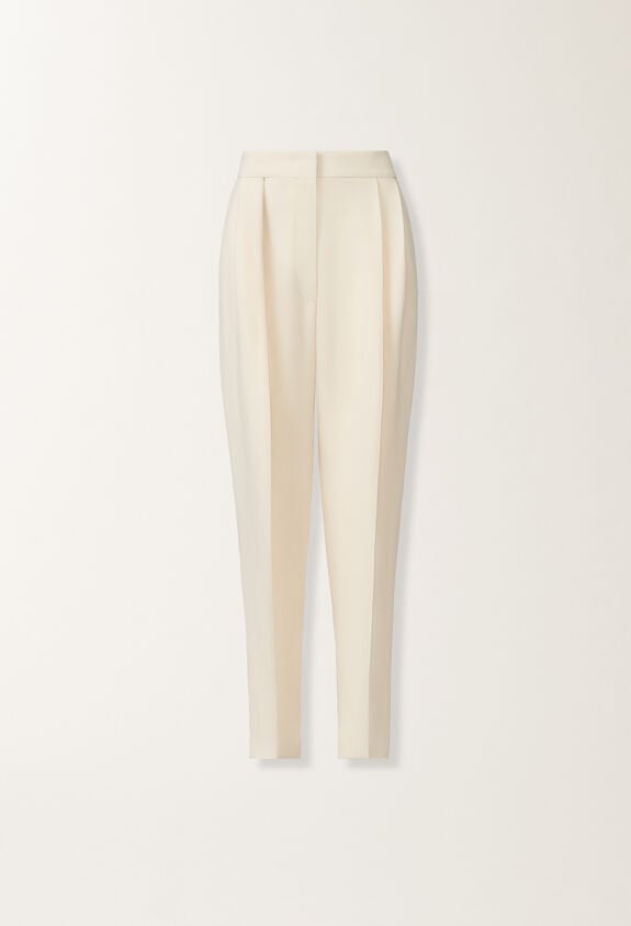 Fabiana Filippi Cady trousers, butter WHITE PAD215F358D8700000