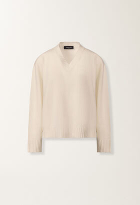 Fabiana Filippi Platinum sweater, raffia WHITE MAD215F015L5170000