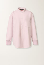 Fabiana Filippi Hemd aus Scuba-Kaschmir, rosa-lila Fliederrosa GCD266F302L7490000