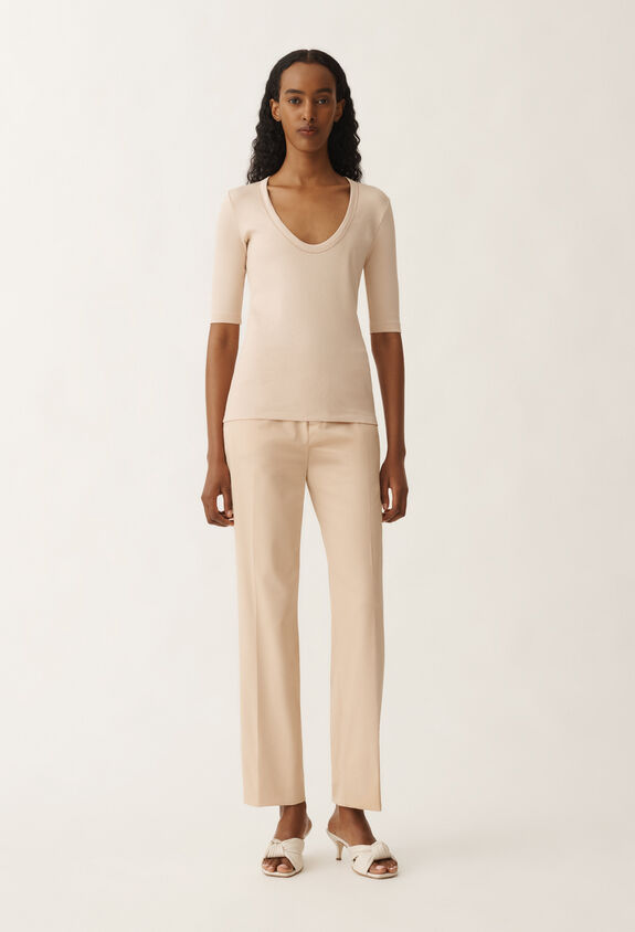 Fabiana Filippi T-shirt en jersey, sable MARRON JED265F151L1800000