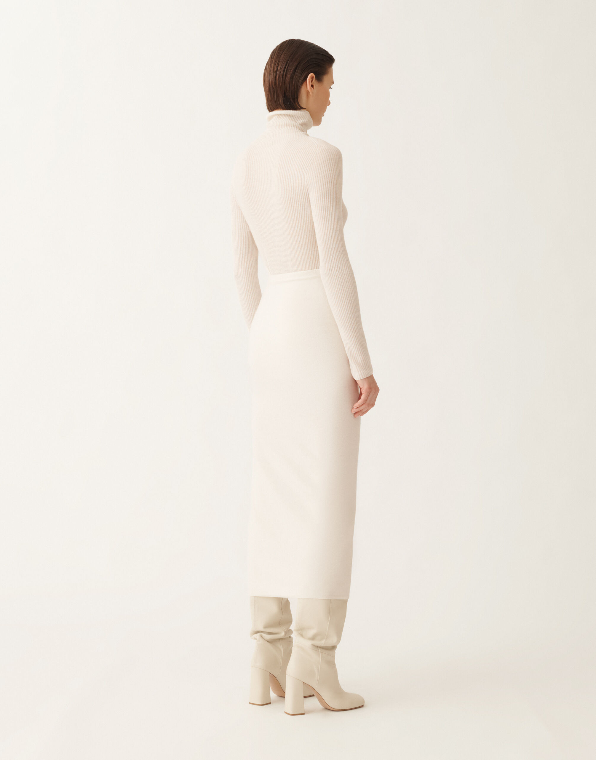 Fabiana Filippi Wrap skirt in Platinum, raffia White GND225F801N1280000