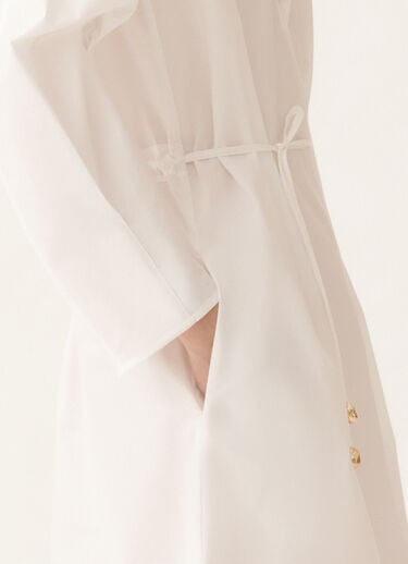 Fabiana Filippi Poplin-Kleid, optisches Weiß Weiß ABD215F174D6500000