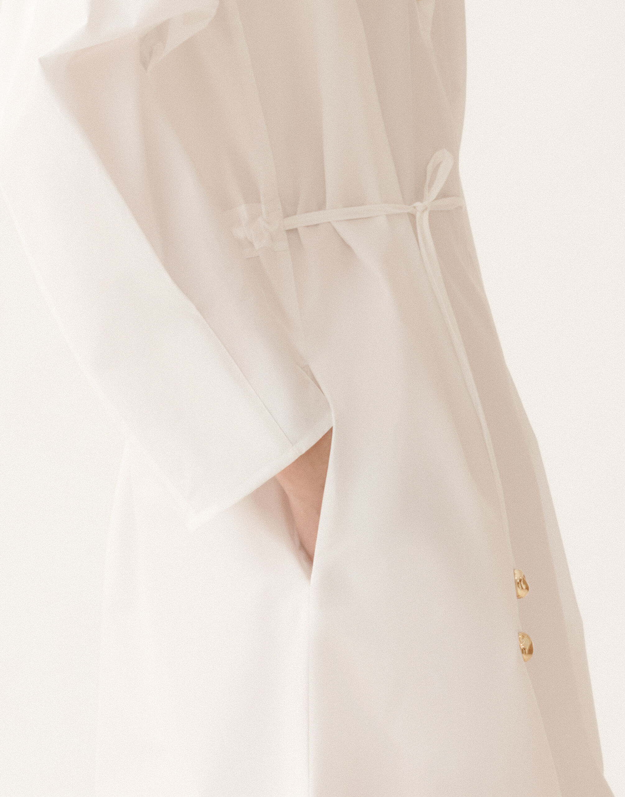 Fabiana Filippi Poplin-Kleid, optisches Weiß Weiß ABD215F174D6500000