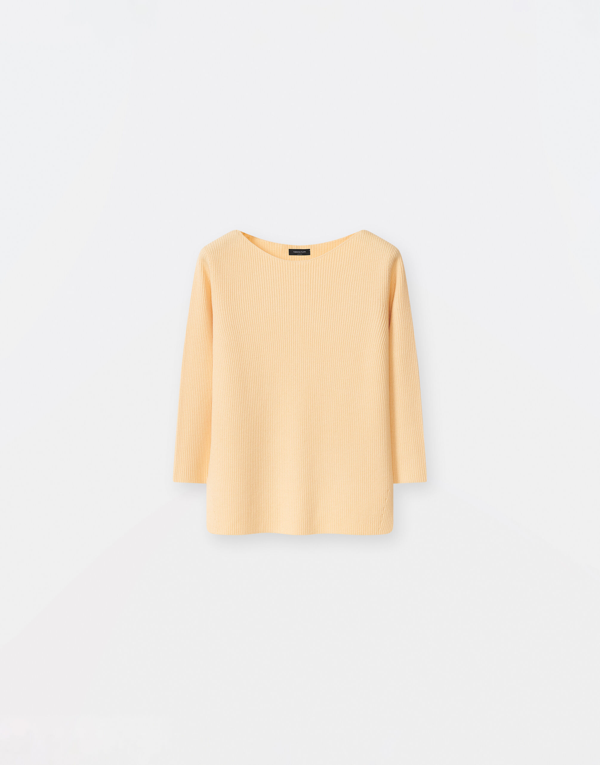 Wool and cotton sweater banana