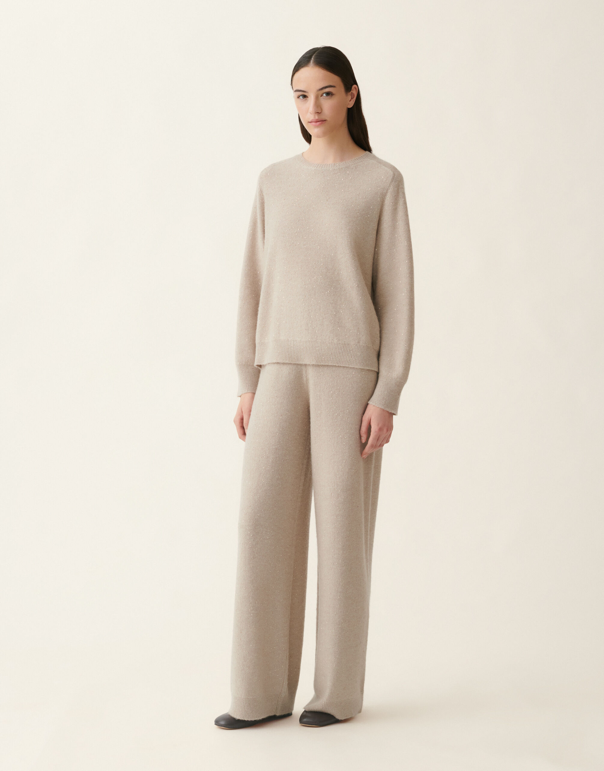 Fabiana Filippi Pull en laine et soie avec paillettes, cachà Cachà MAD216F097D2960000
