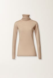 Fabiana Filippi Cashmere and silk sweater, maple BEIGE MAD215F103N9070000