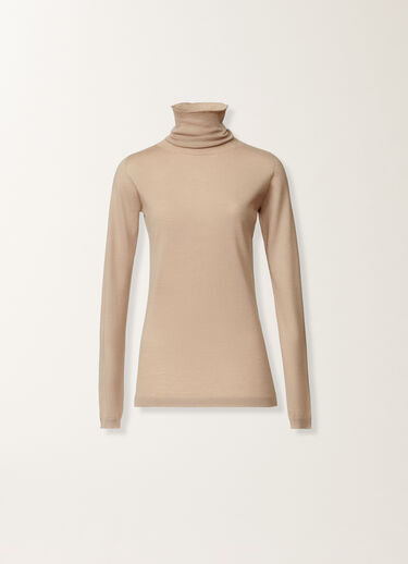 Fabiana Filippi Pullover aus Kaschmir und Seide, ahornfarben Beige MAD215F103N9070000