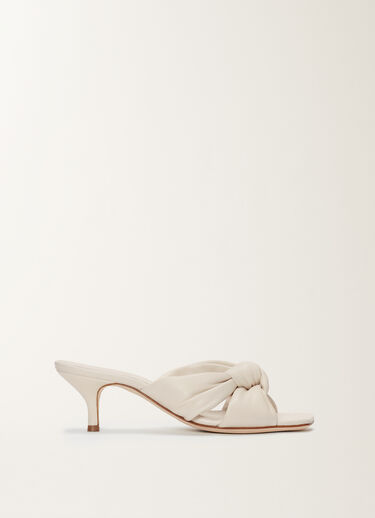 Fabiana Filippi NAPPA MULES WITH KNOT DETAIL BUTTER ASD274A926H1400000
