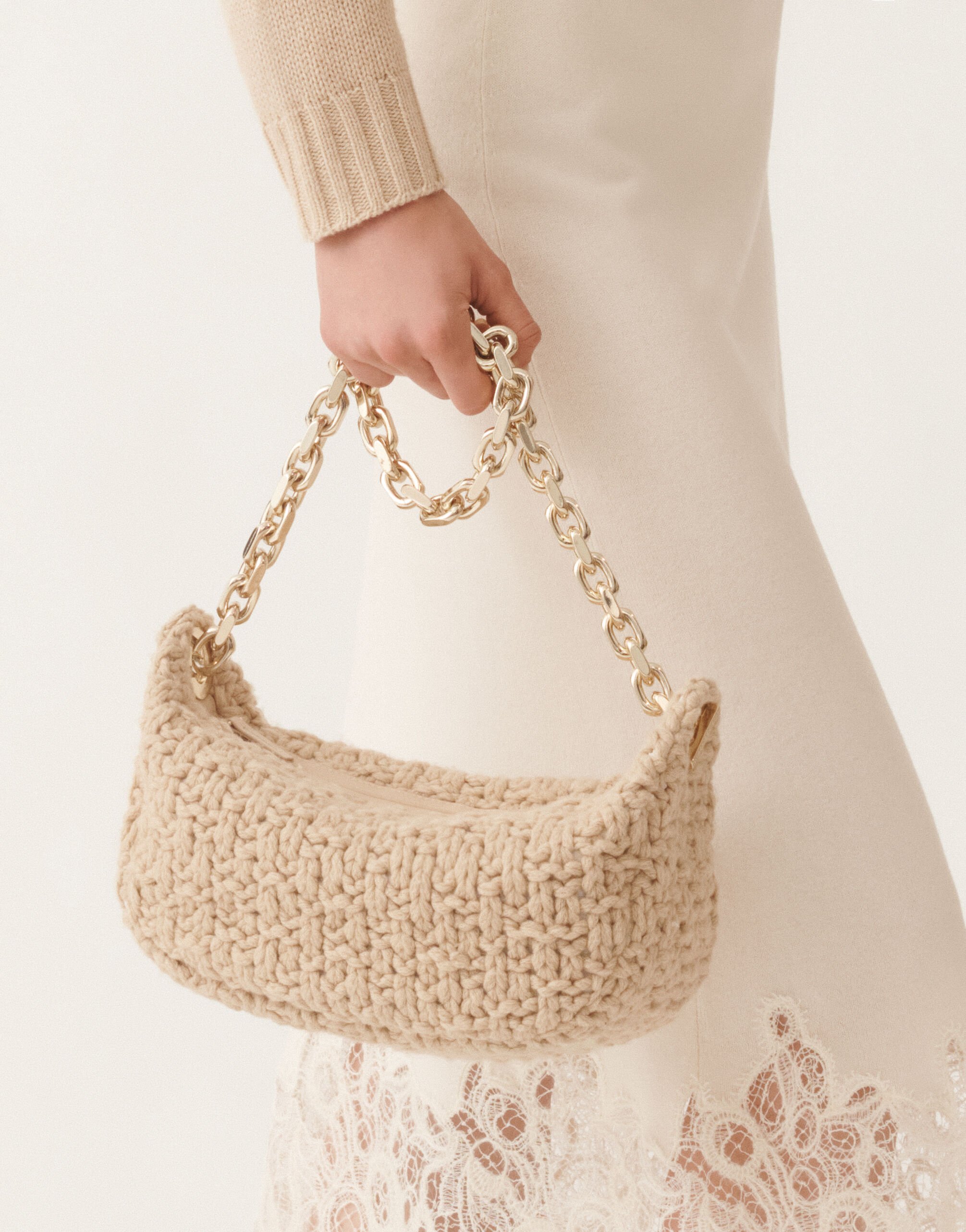 Fabiana Filippi Eyelet in Kamel, albinofarben Braun BGD215A848L8110000