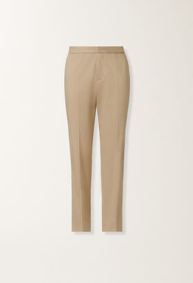 Fabiana Filippi Montefalco cotton gabardine trousers, olive GREEN PAD215F326L5150000