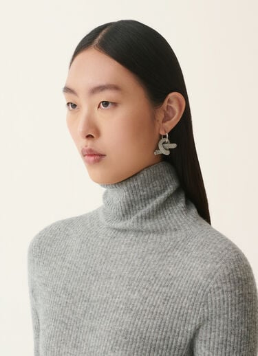 Fabiana Filippi Filo diamante knot earrings, nickel Nikel BXD226A984M5250000